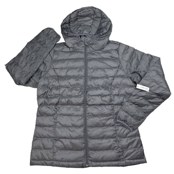 Amazon Essentials Women's XXL Gray Lightweight Long Sleeve Zip Puffer Jacket - Picture 1 of 12